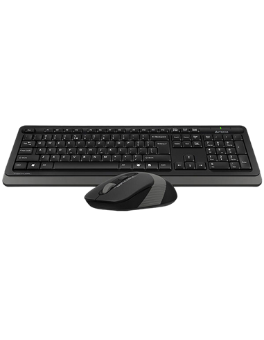 Set Tastatură + Mouse A4Tech FG1010S, Fără fir, Gri