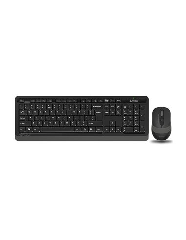 Set Tastatură + Mouse A4Tech FG1010S, Fără fir, Gri