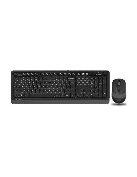 Set Tastatură + Mouse A4Tech FG1010S, Fără fir, Gri