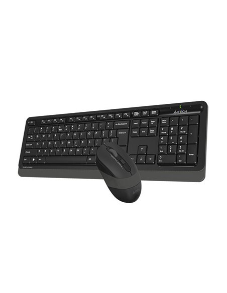 Set Tastatură + Mouse A4Tech FG1010S, Fără fir, Gri