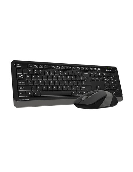 Set Tastatură + Mouse A4Tech FG1010S, Fără fir, Gri
