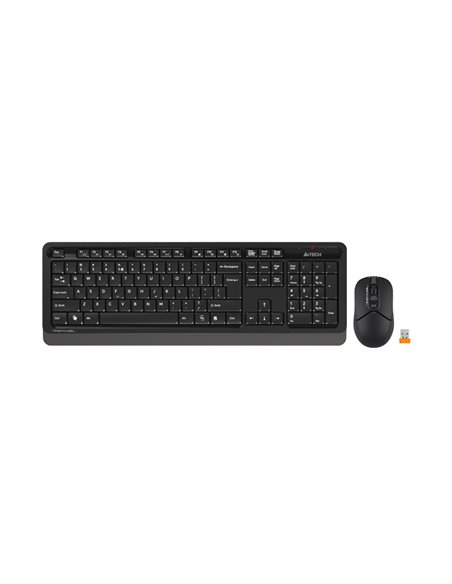 Set Tastatură + Mouse A4Tech FG1012S, Fără fir, Negru