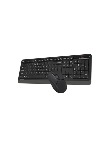 Set Tastatură + Mouse A4Tech FG1012S, Fără fir, Negru