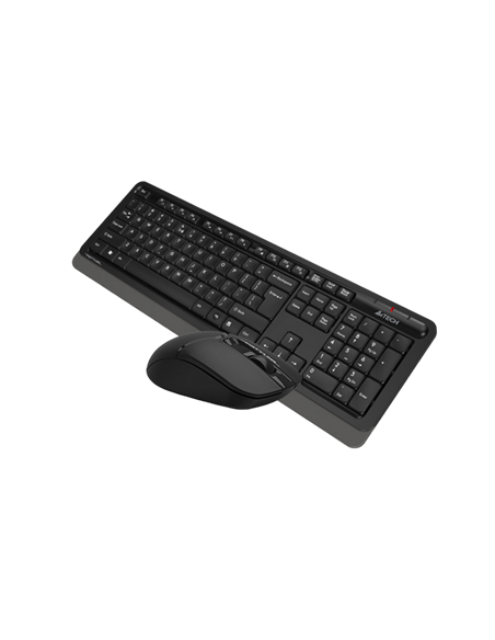 Set Tastatură + Mouse A4Tech FG1012S, Fără fir, Negru