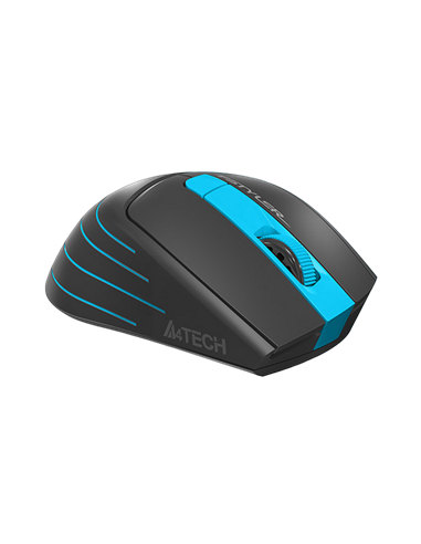 Mouse Wireless A4Tech FG30S, Gri/Albastru