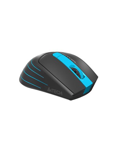 Mouse Wireless A4Tech FG30S, Gri/Albastru