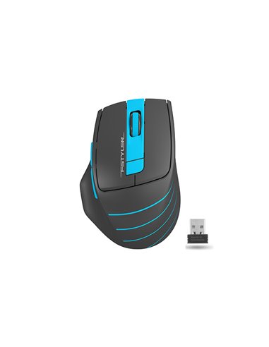 Mouse Wireless A4Tech FG30S, Gri/Albastru