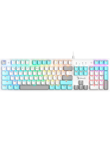 Клавиатура Bloody S510R, Проводное, Icy White