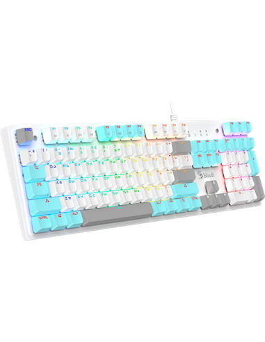 Клавиатура Bloody S510R, Проводное, Icy White