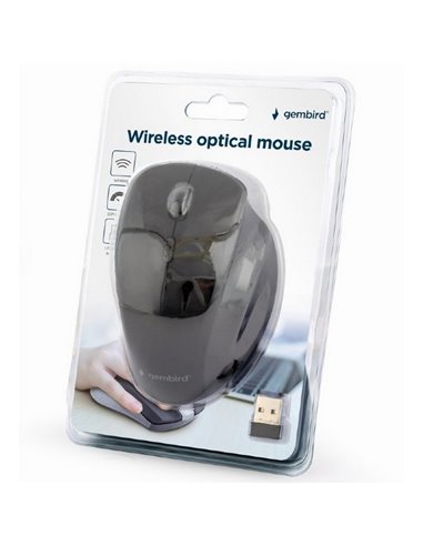 Mouse Wireless Gembird MUSW-6B-02, Negru