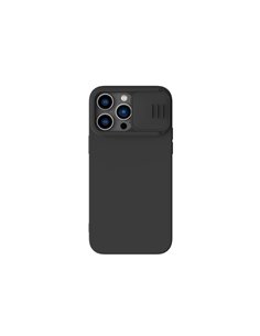 Чехол Nillkin iPhone 14 Pro, CamShield Silky Silicone, Чёрный