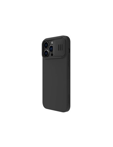 Чехол Nillkin iPhone 14 Pro, CamShield Silky Silicone, Чёрный