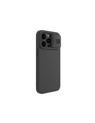 Чехол Nillkin iPhone 14 Pro, CamShield Silky Silicone, Чёрный