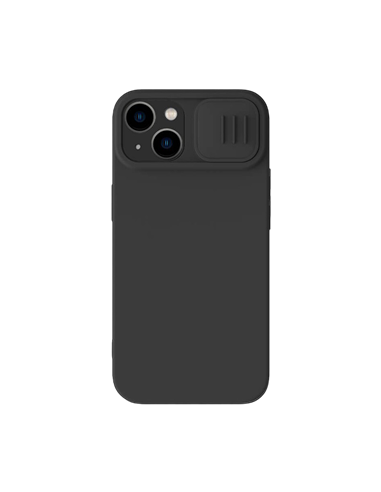 Чехол Nillkin iPhone 14 Plus, CamShield Silky Silicone, Чёрный