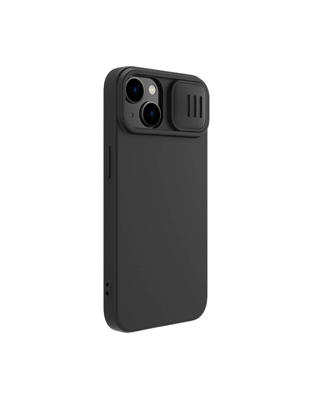 Чехол Nillkin iPhone 14 Plus, CamShield Silky Silicone, Чёрный