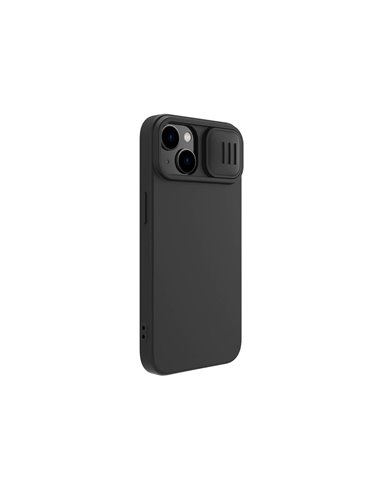 Husă Nillkin iPhone 14 Plus, CamShield Silky Silicone, Negru