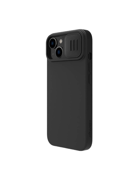 Husă Nillkin iPhone 14 Plus, CamShield Silky Silicone, Negru