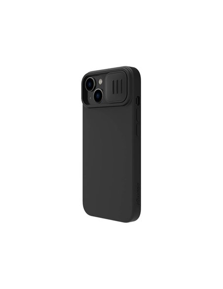 Чехол Nillkin iPhone 14 Plus, CamShield Silky Silicone, Чёрный