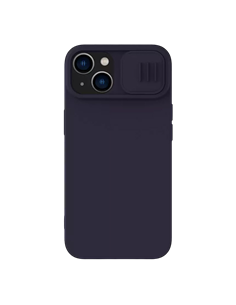 Чехол Nillkin iPhone 14 Plus, CamShield Silky Silicone, Dark Purple