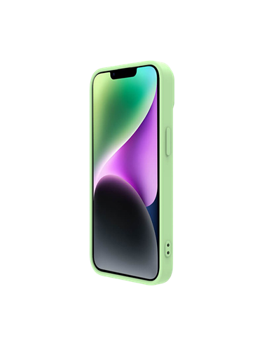 Husă Nillkin iPhone 14 Plus, CamShield Silky Silicone, Verde