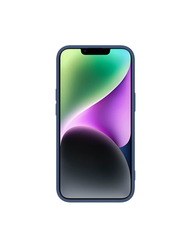 Чехол Nillkin iPhone 14 Plus, CamShield Silky Silicone, Синий