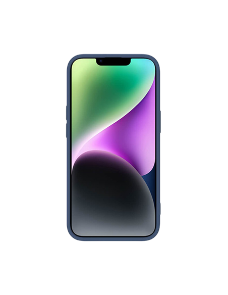Чехол Nillkin iPhone 14 Plus, CamShield Silky Silicone, Синий