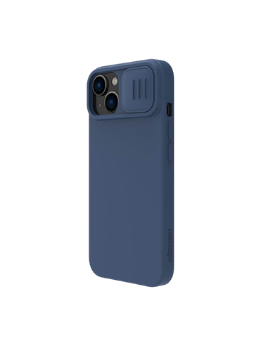 Чехол Nillkin iPhone 14 Plus, CamShield Silky Silicone, Синий