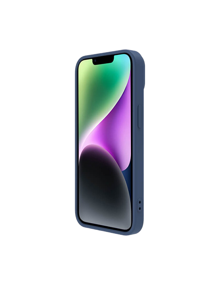 Чехол Nillkin iPhone 14 Plus, CamShield Silky Silicone, Синий