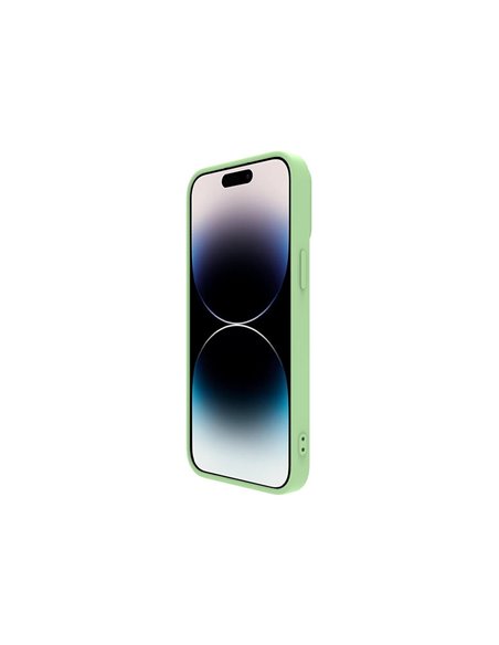 Чехол Nillkin iPhone 14 Pro Max, CamShield Silky Silicone, Зелёный