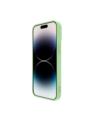 Husă Nillkin iPhone 14 Pro Max, CamShield Silky Silicone, Verde