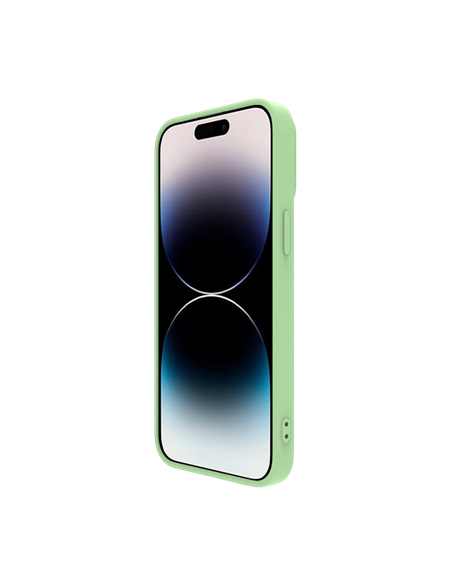 Чехол Nillkin iPhone 14 Pro Max, CamShield Silky Silicone, Зелёный