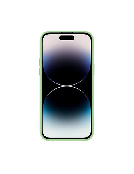 Husă Nillkin iPhone 14 Pro Max, CamShield Silky Silicone, Verde