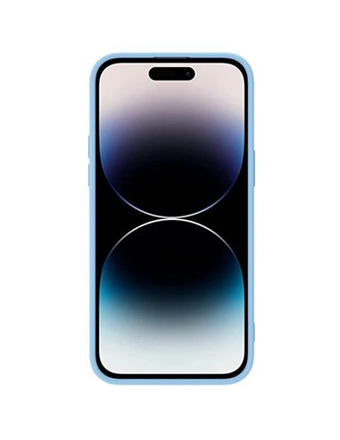 Чехол Nillkin iPhone 14 Pro Max, CamShield Silky Silicone, Blue Haze