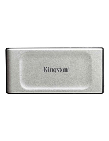 Внешний портативный SSD накопитель Kingston XS2000, 4 ТБ, Серебристый (SXS2000/4000G)