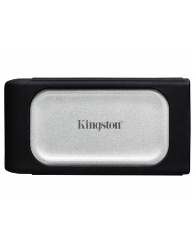 Внешний портативный SSD накопитель Kingston XS2000, 1 ТБ, Серебристый (SXS2000/1000G)