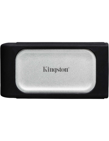Внешний портативный SSD накопитель Kingston XS2000, 1 ТБ, Серебристый (SXS2000/1000G)