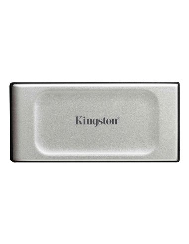 Внешний портативный SSD накопитель Kingston XS2000, 1 ТБ, Серебристый (SXS2000/1000G)
