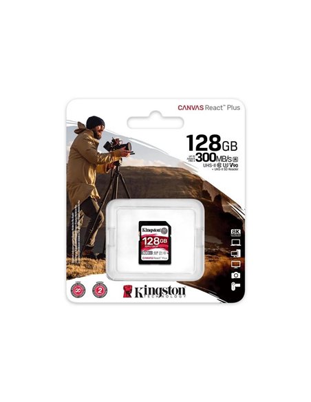 Card de Memorie Kingston Canvas React Plus, 128GB (SDR2/128GB)