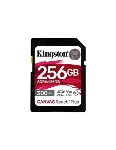 Карта памяти Kingston Canvas React Plus, 256Гб (SDR2/256GB)