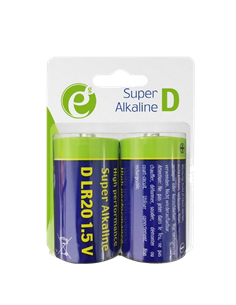 Батарейки Energenie EG-BA-LR20-01, D, 18000мА·ч, 2шт.