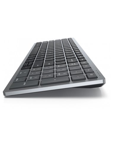 Tastatură DELL KB740, Fără fir, Gri