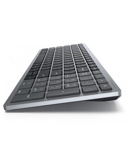 Tastatură DELL KB740, Fără fir, Gri