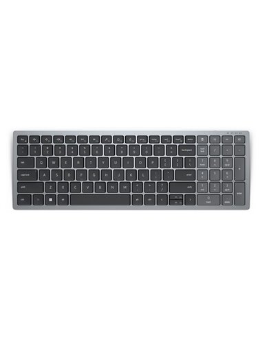 Клавиатура DELL KB740, Беспроводное, Серый