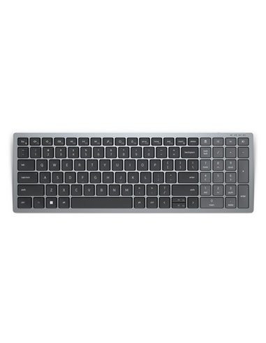 Клавиатура DELL KB740, Беспроводное, Серый