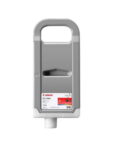 Картридж чернильный Canon PFI-706, 700мл, Красный