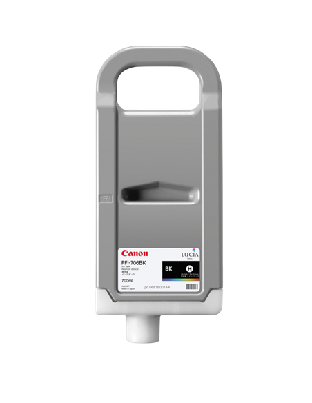 Картридж чернильный Canon PFI-706B, 700мл, Черный