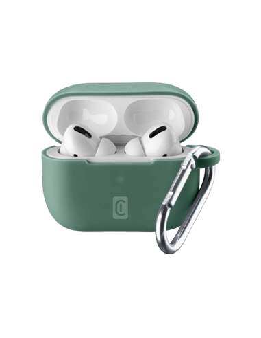Husă pentru Airpods Cellularline Bounce - AirPods Pro, Verde