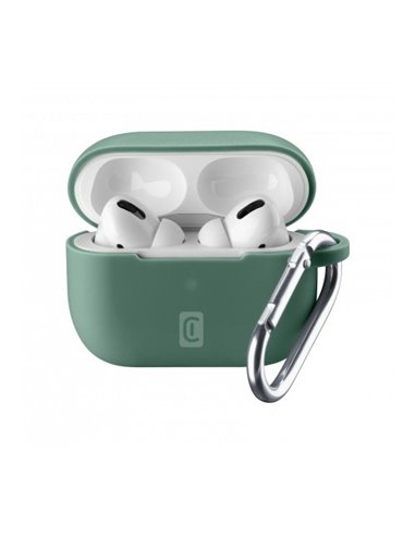 Husă pentru Airpods Cellularline Bounce - AirPods Pro, Verde