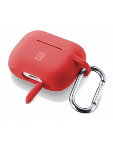 Husă pentru Airpods Cellularline Bounce - AirPods Pro, Roșu