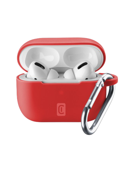 Husă pentru Airpods Cellularline Bounce - AirPods Pro, Roșu
